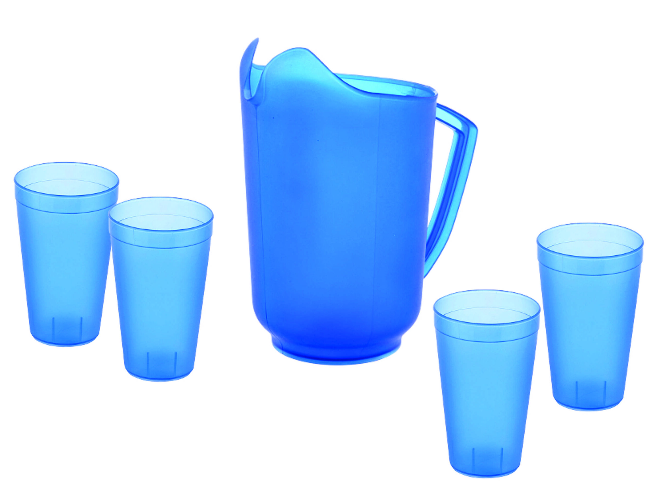Jarra De Agua 1,95l De Plástico Five 18 X 11,7 X 25 Cm Azul con Ofertas en  Carrefour